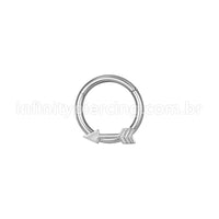 Piercing Argola Aço Cirúrgico Flecha
