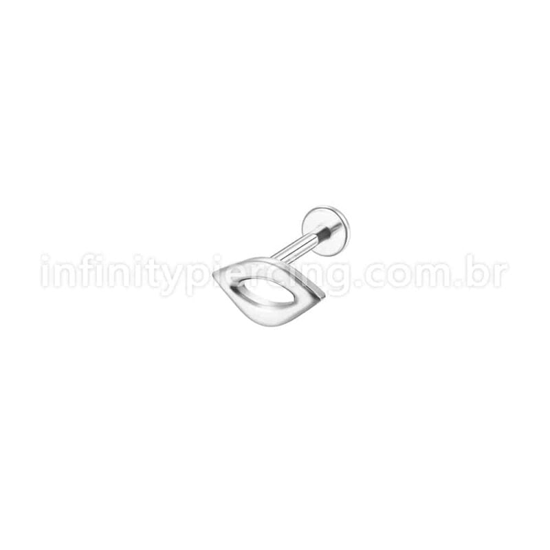 Piercing Labret Aço Cirúrgico Boca