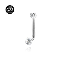 Piercing de Umbigo Titânio G23 Premium com Design Feminino Sofisticado