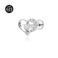 Piercing Labret Titânio G23 Joia Minimalista e Elegante