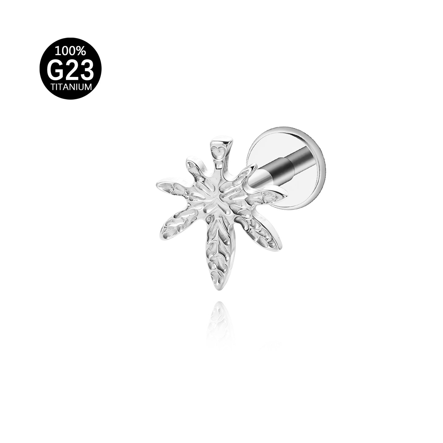 Piercing Labret Titânio G23 Joia Minimalista com Estilo Contemporâneo