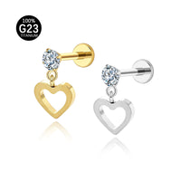 Piercing Labret Titânio G23 Pequeno Detalhe, Grande Personalidade