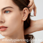Piercing Labret Titânio Liso