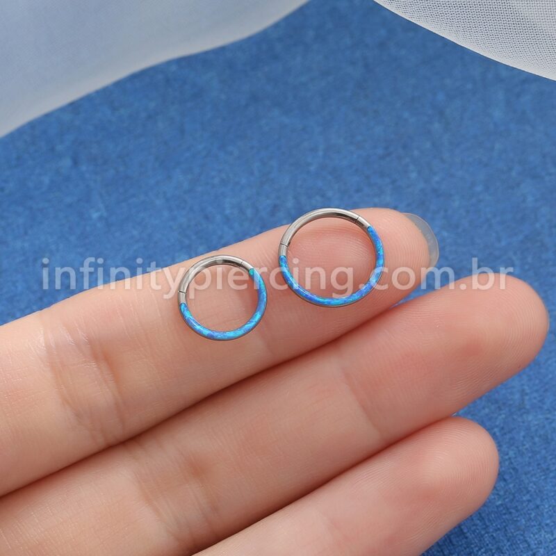 Piercing Argola Titânio Segmento Articulado