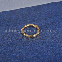 Piercing Argola Titânio Segmento Articulado Detalhada