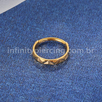 Piercing Argola Aço Cirúrgico Segmento Articulado Detalhado