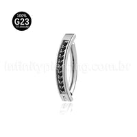 Piercing Argola Para Umbigo Titânio Zircônia