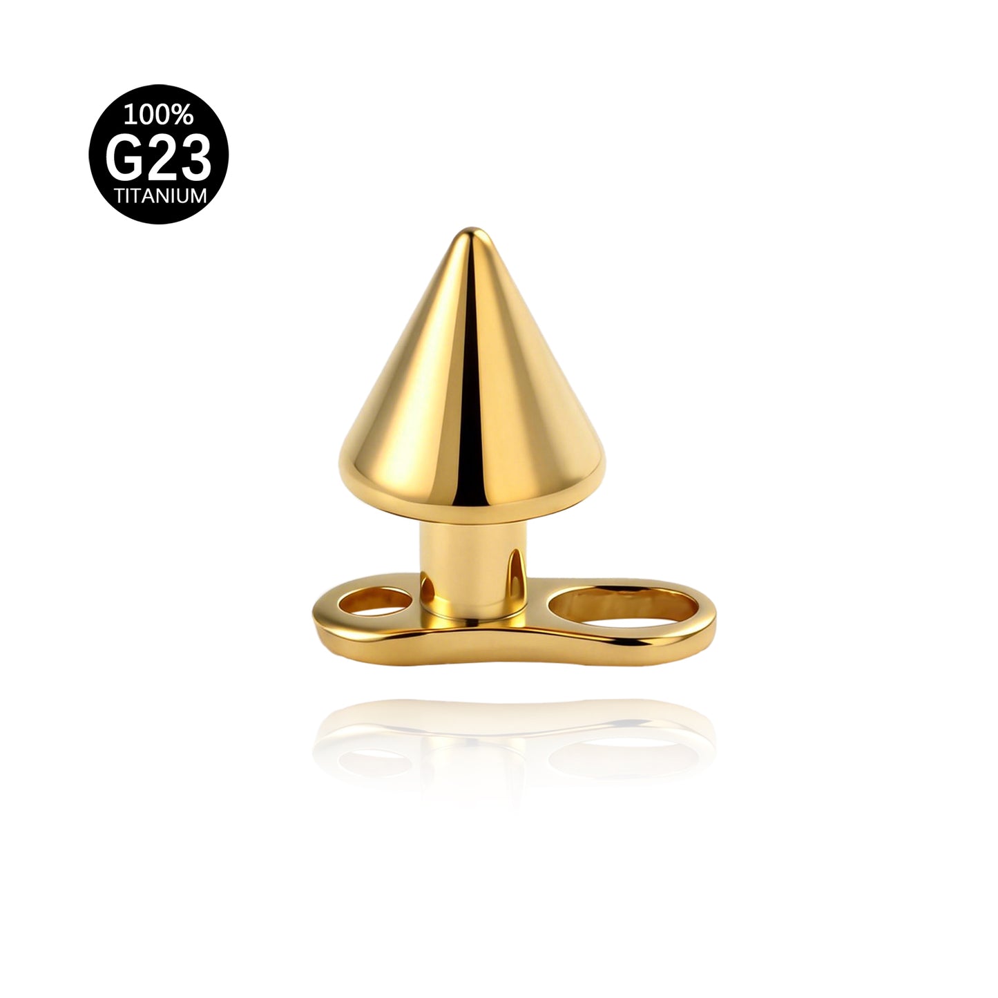 Piercing Microdermal Titânio Topo Spike
