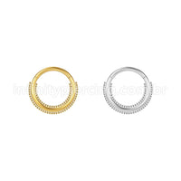 Piercing Argola Aço Cirúrgico Com Detalhes