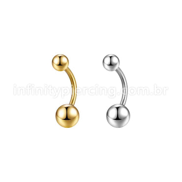 Piercing Banana Aço Cirúrgico Liso