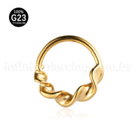 Piercing Argola Titânio Torcida