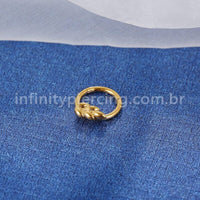 Piercing Argola Aço Cirúrgico Folha