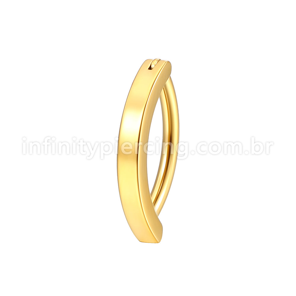 Piercing Argola Para Umbigo  Aço Cirúrgico Lisa