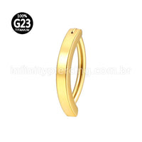 Piercing Argola Para Umbigo Titânio Lisa