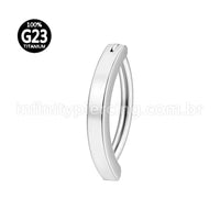 Piercing Argola Para Umbigo Titânio Lisa