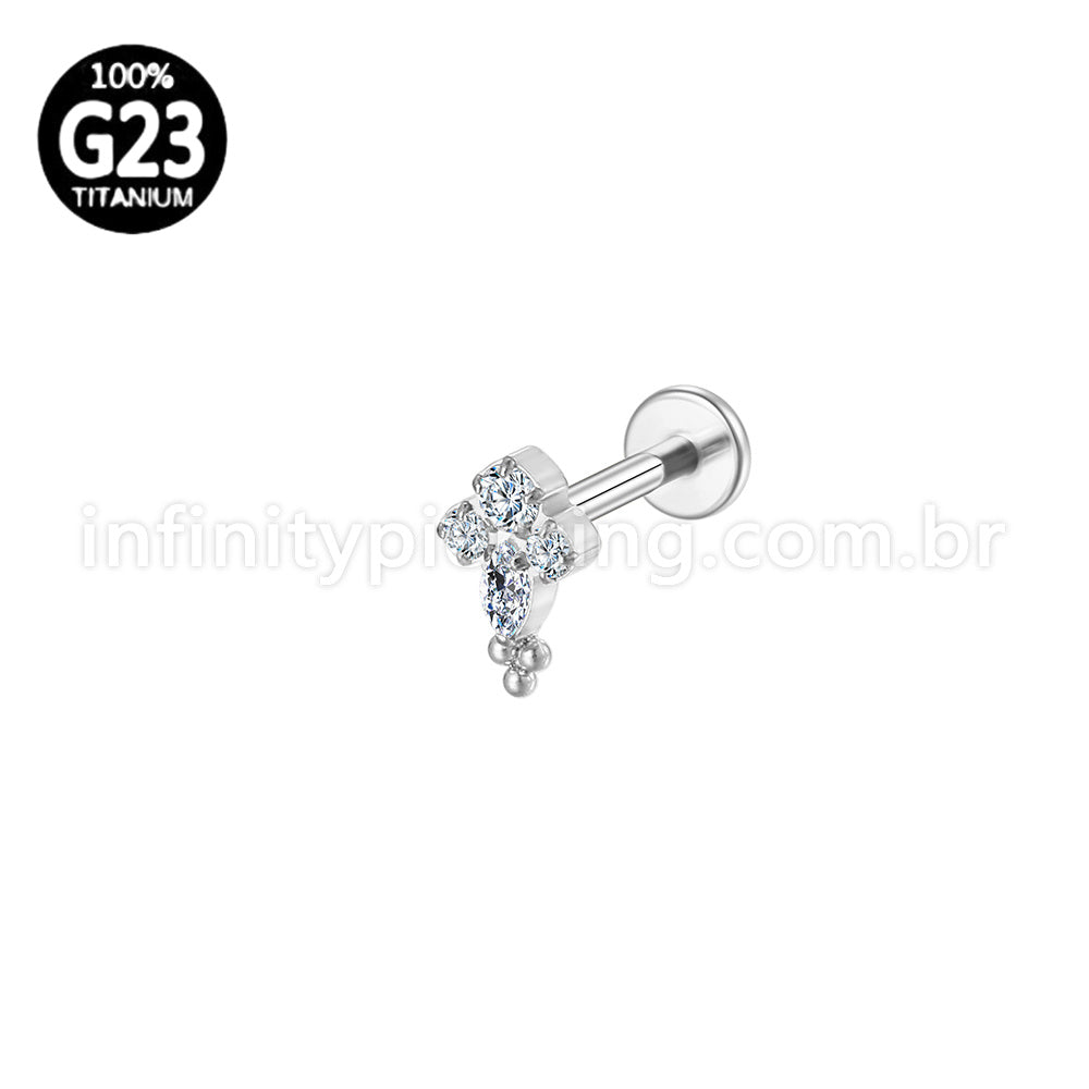 Piercing Argola Titânio Lisa 1.2X8 10339