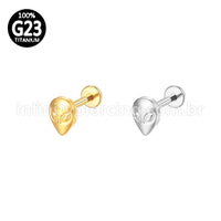Piercing Labret Titânio E.T