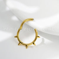 Piercing Argola Titânio Spike