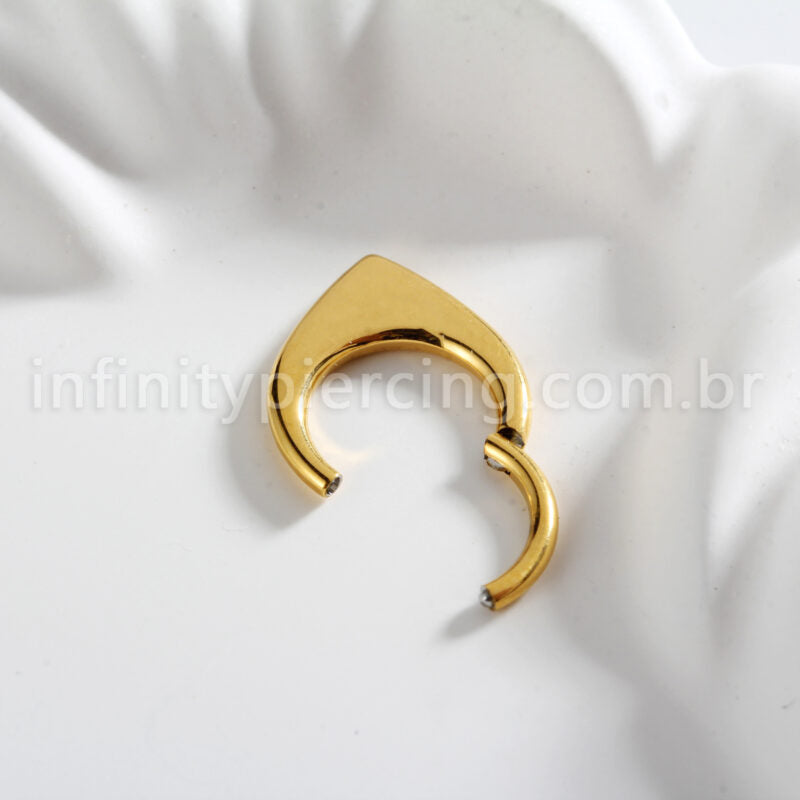 Piercing Argola Titânio Gota