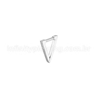 Piercing Argola Aço Cirúrgico Triangulo