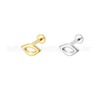 Piercing Labret Aço Cirúrgico Boca