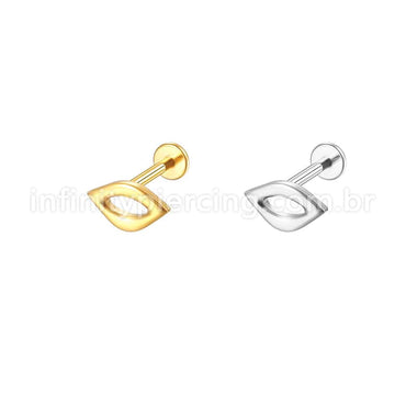 Piercing Labret Aço Cirúrgico Boca
