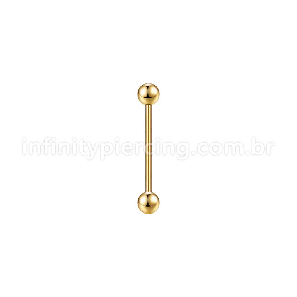 Piercing Barbell Aço Cirúrgico 316L