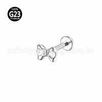 Piercing Labret Titânio Laço