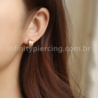 Argola Aço Inoxidável Detalhada