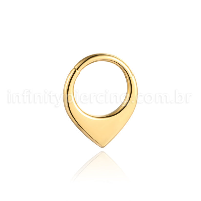 Piercing Argola Titânio Gota