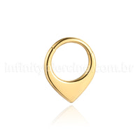 Piercing Argola Titânio Gota