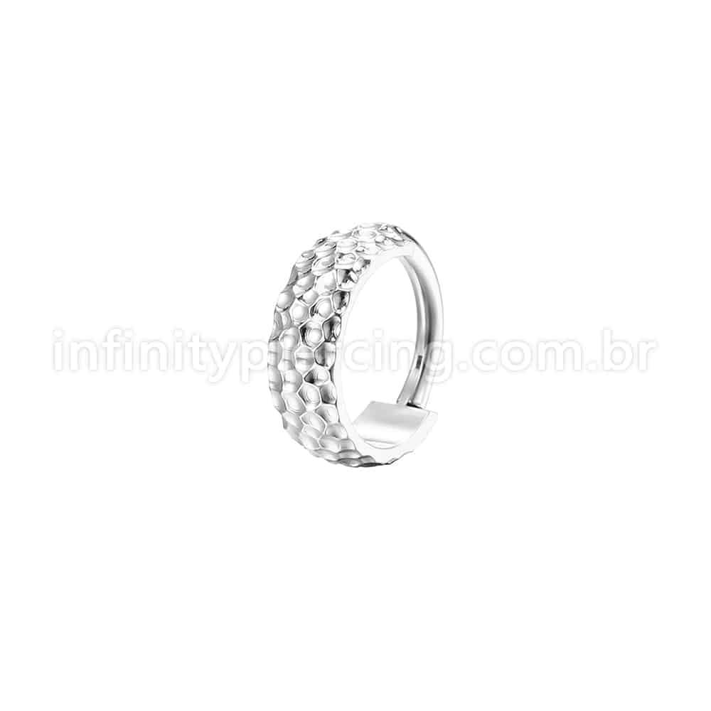 Piercing Argola Aço Cirúrgico Segmento Articulado Detalhado