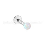 Piercing Labret Aço Cirúrgico Opala