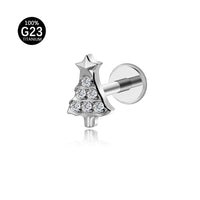 Piercing Labret Titânio G23 Design Delicado que Valoriza o Sorriso