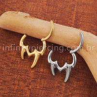 Piercing Argola Titânio Segmento Articulado Presas
