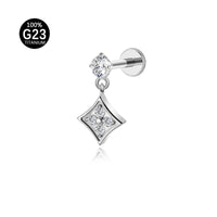 Piercing Labret Titânio G23 com Acabamento Premium e Identidade Única
