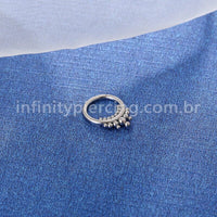 Piercing Argola Titânio Segmento Articulado Indiano