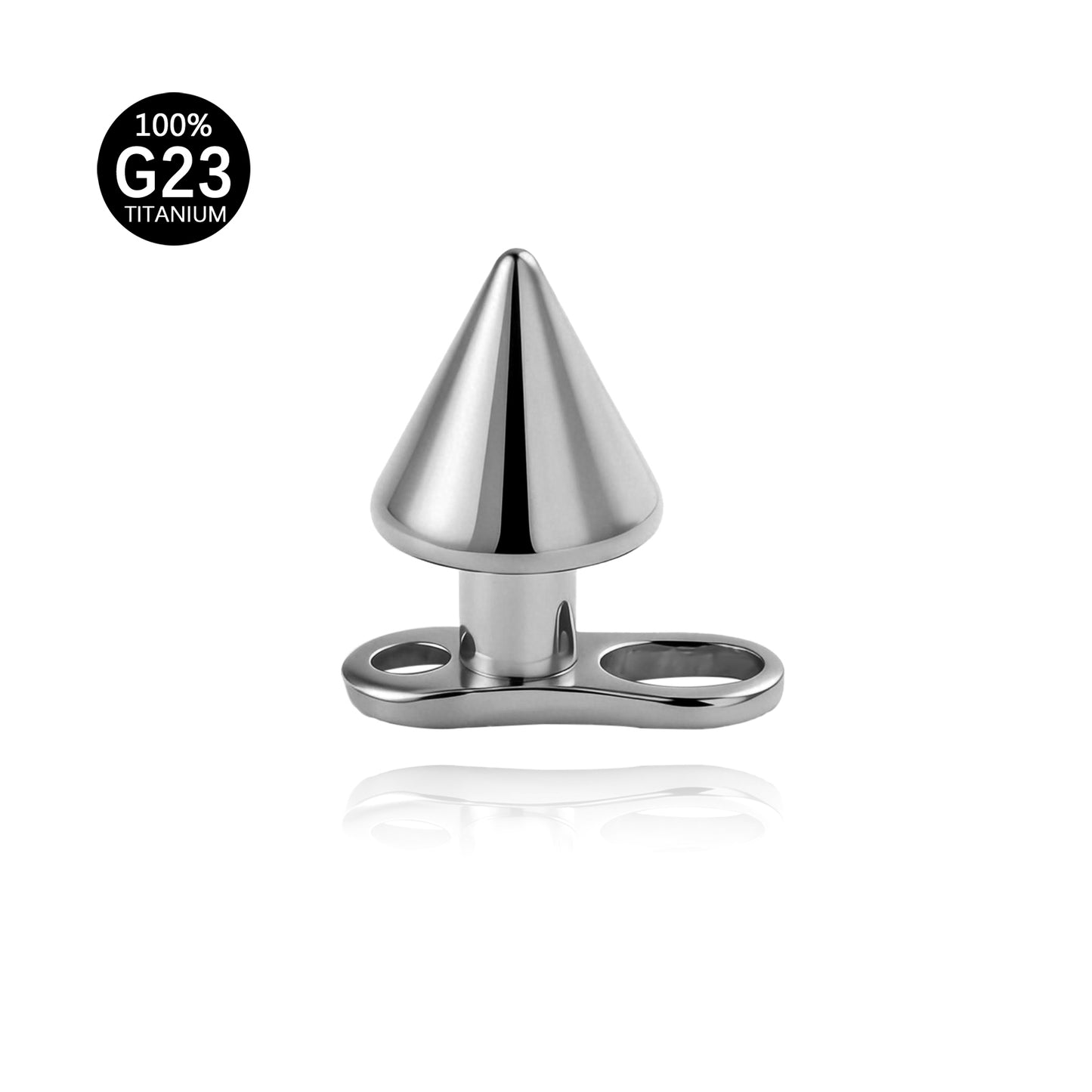 Piercing Microdermal Titânio Topo Spike