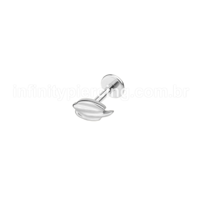 Piercing Labret Titânio Liso