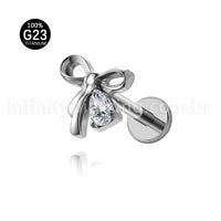 Piercing Labret Titânio Laço