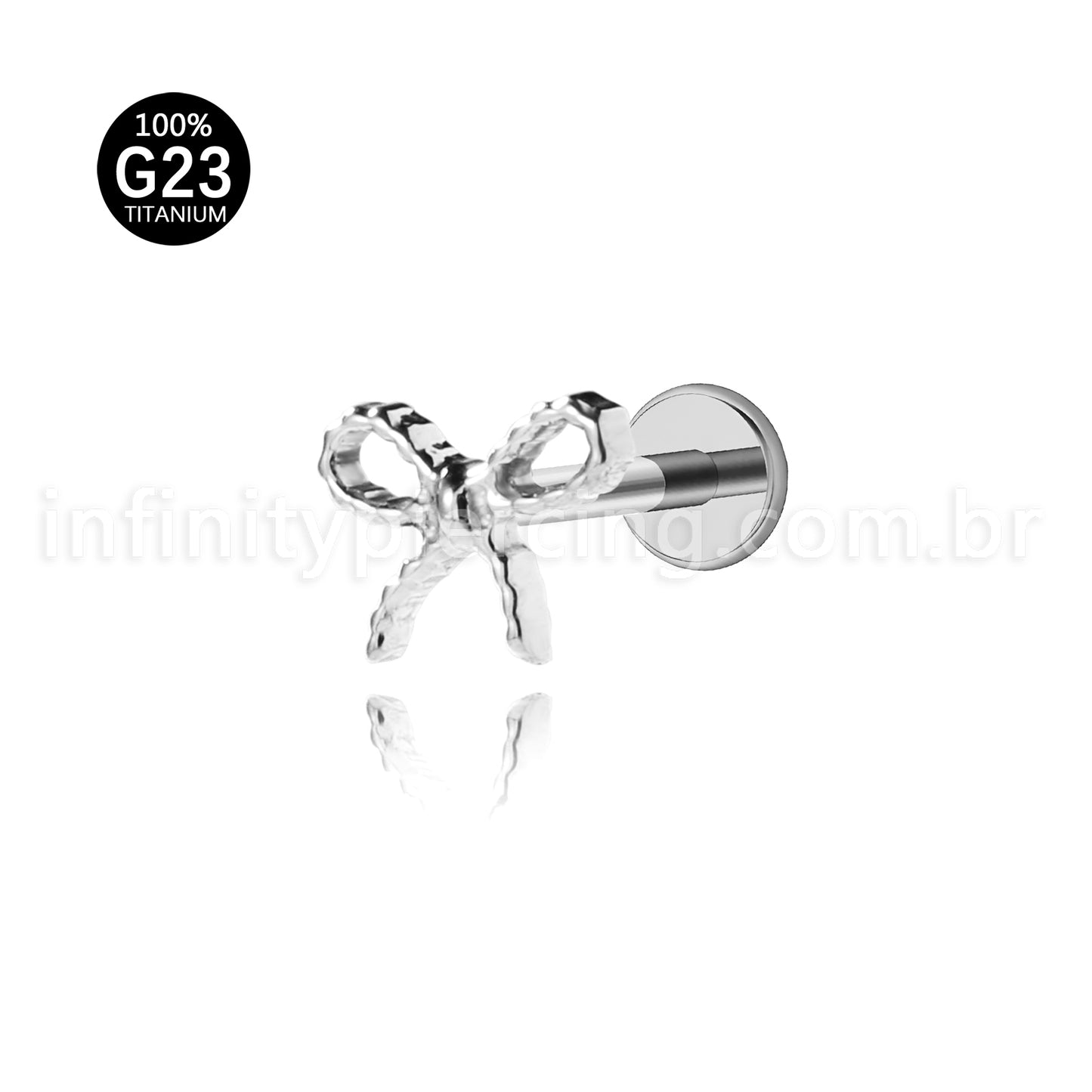 Piercing Labret Titânio Laço