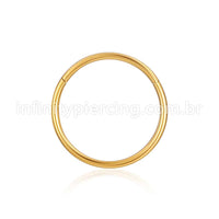 Piercing Argola Segmento Articulado Aço Cirúrgico