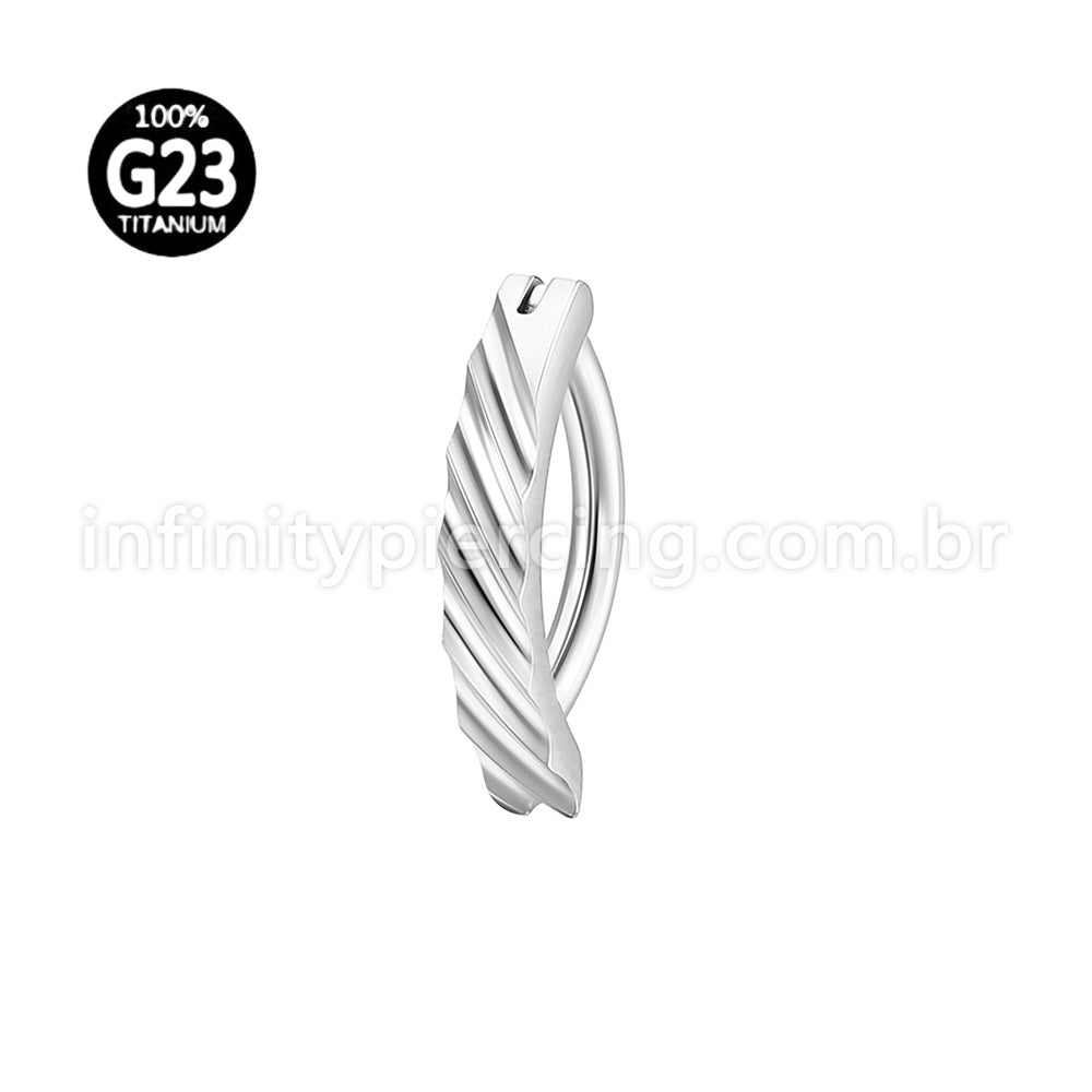 Piercing Argola Para Umbigo Titânio Detalhes