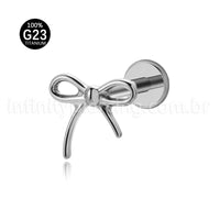 Piercing Labret Titânio Laço