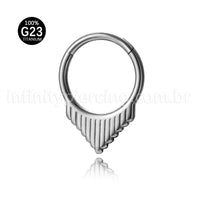 Piercing Argola Titânio Detalhado