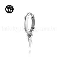 Piercing Argola Titânio Com Spike