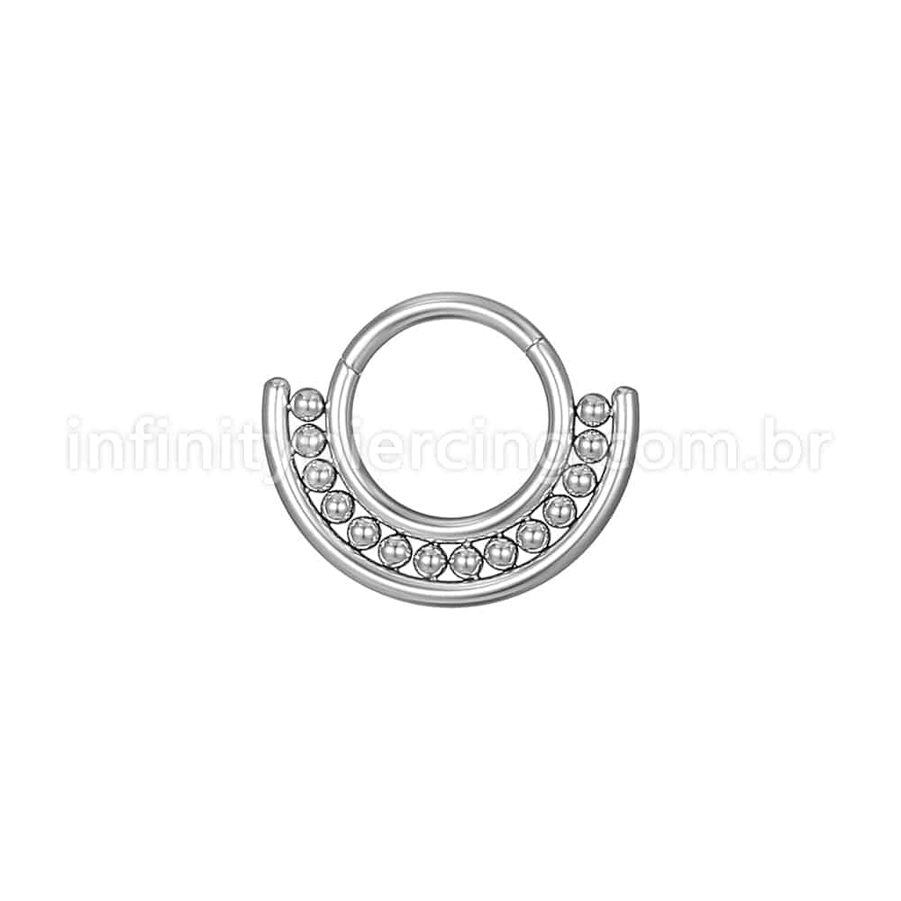Piercing Argola Aço Cirúrgico Detalhada