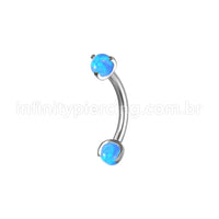 Piercing Microbell Curvo Aço Cirúrgico