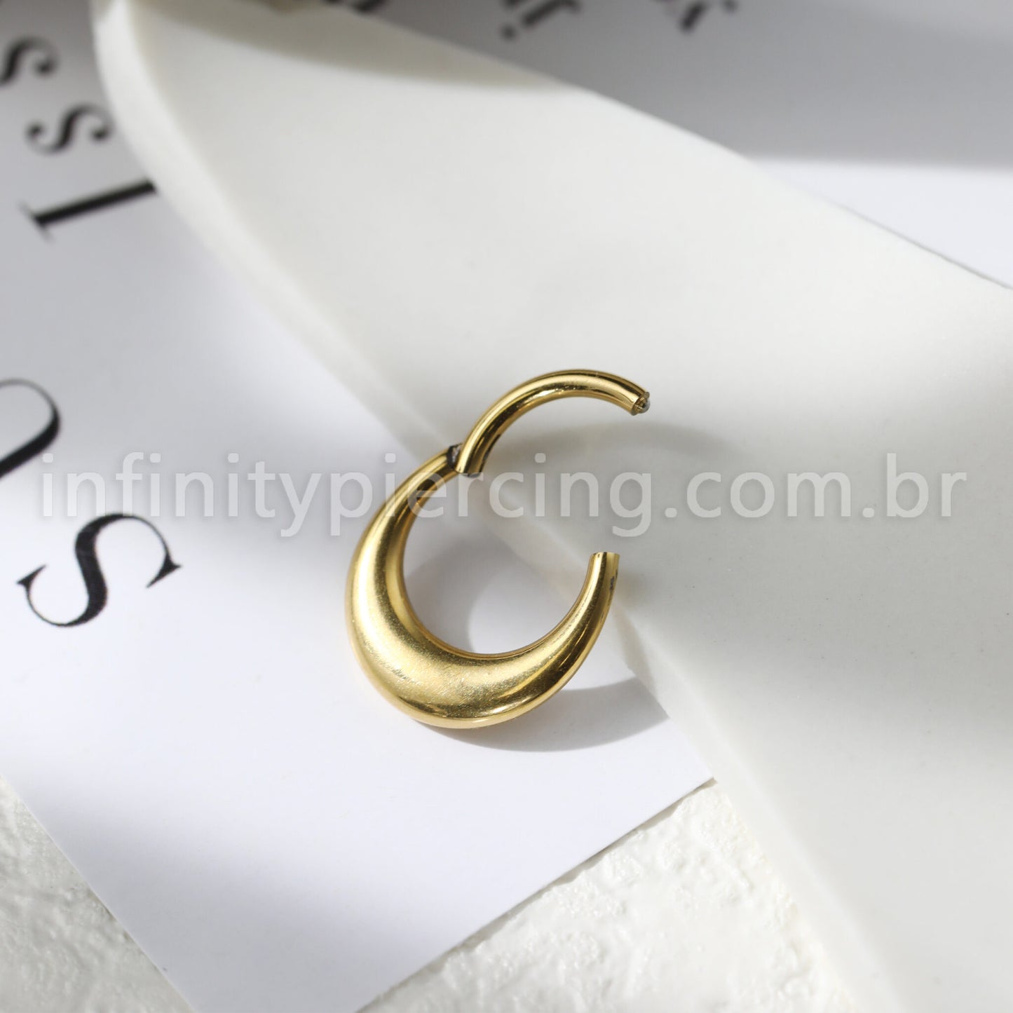 Piercing Argola Titânio Lisa
