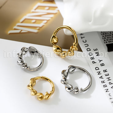 Piercing Argola Titânio Torcida